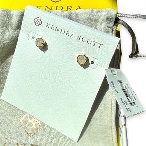 NWT Kendra Scott Gold Nola Stud Earrings